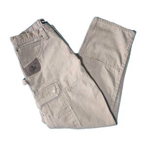 Wrangler RIGGS Workwear Ranger Pants Ripstop 32x30 Carpenter Utility Khaki